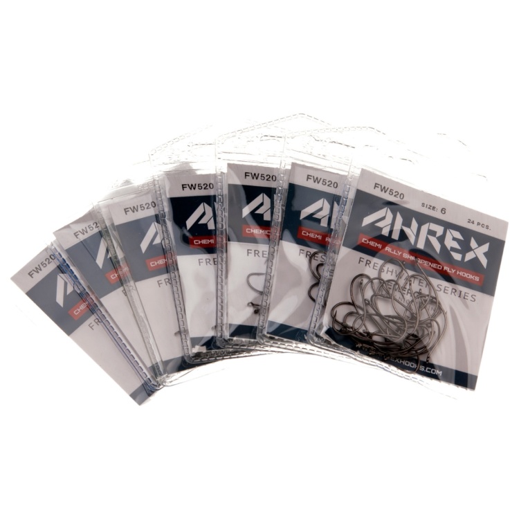 Ahrex Fw520 Emerger Hook Barbed #14 Trout Fly Tying Hooks